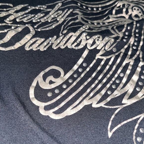 Harley Davidson long sleeve t-back top - Picture 12 of 14